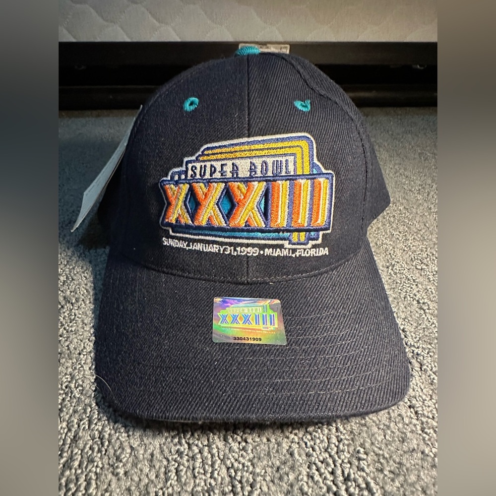 VINTAGE 1999 SUPER BOWL HAT MIAMI